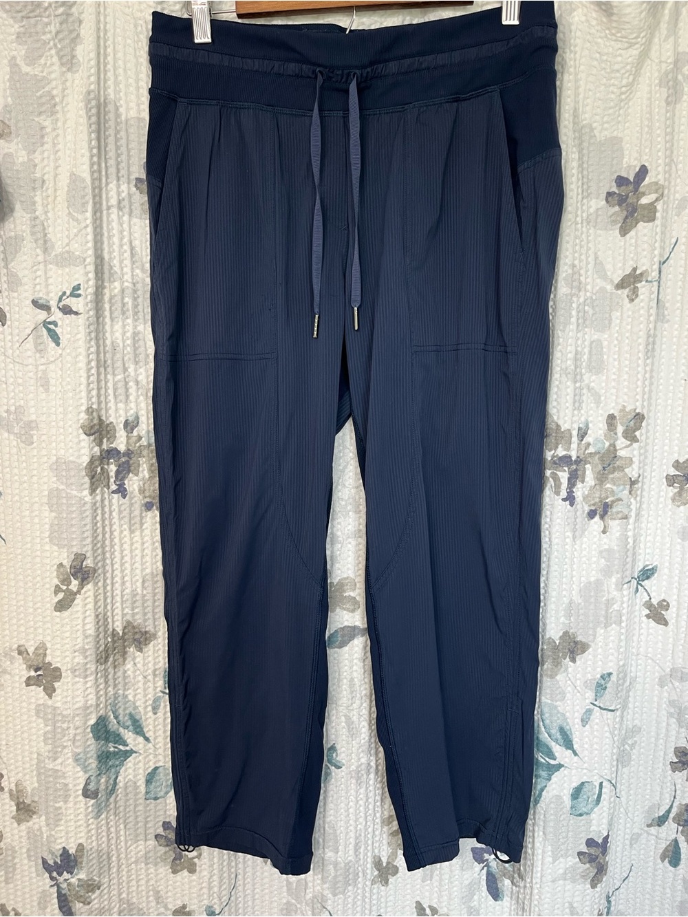 lululemon athletica Dance Studio Ribbed Cropped Pants with Adjustable Hem.